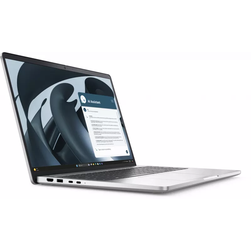 DELL Pro 16 Plus PB16255 Copilot+ PC AMD Ryzen™ AI 7 350 nešiojamas kompiuteris 40,6 cm (16 colių) Full HD+ 32 GB LPDDR5x-SDRAM 512 GB SSD Wi-Fi 7 (802.11be) Windows 11 Pro Platinum, sidabrinis