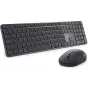 DELL Pro 7 Slim KM726 belaidė klaviatūra su pele, RF Wireless + Bluetooth, QWERTZ, juoda