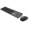 DELL Pro 7 Slim KM726 belaidė klaviatūra su pele, RF Wireless + Bluetooth, QWERTZ, juoda