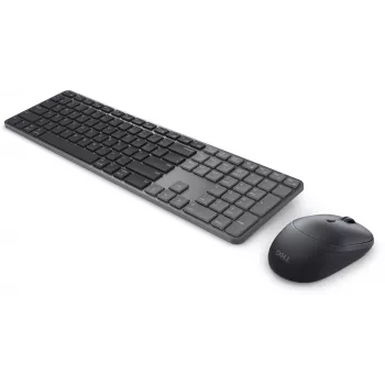 DELL Pro 7 Slim KM726 belaidė klaviatūra su pele, RF Wireless + Bluetooth, QWERTZ, juoda