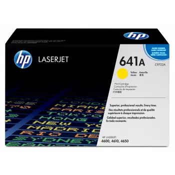 HP 641A geltona originali lazerinė kasetė, 8000 puslapių