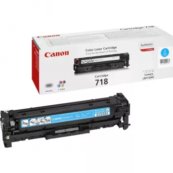 Kasetė Canon CRG-718 C Originali Ciano spalva