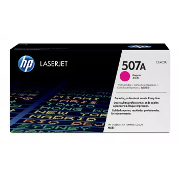 HP 507A rausvos spalvos originalus lazerinio spausdintuvo kasetė