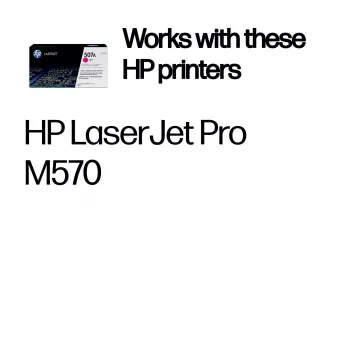 HP 507A rausvos spalvos originalus lazerinio spausdintuvo kasetė