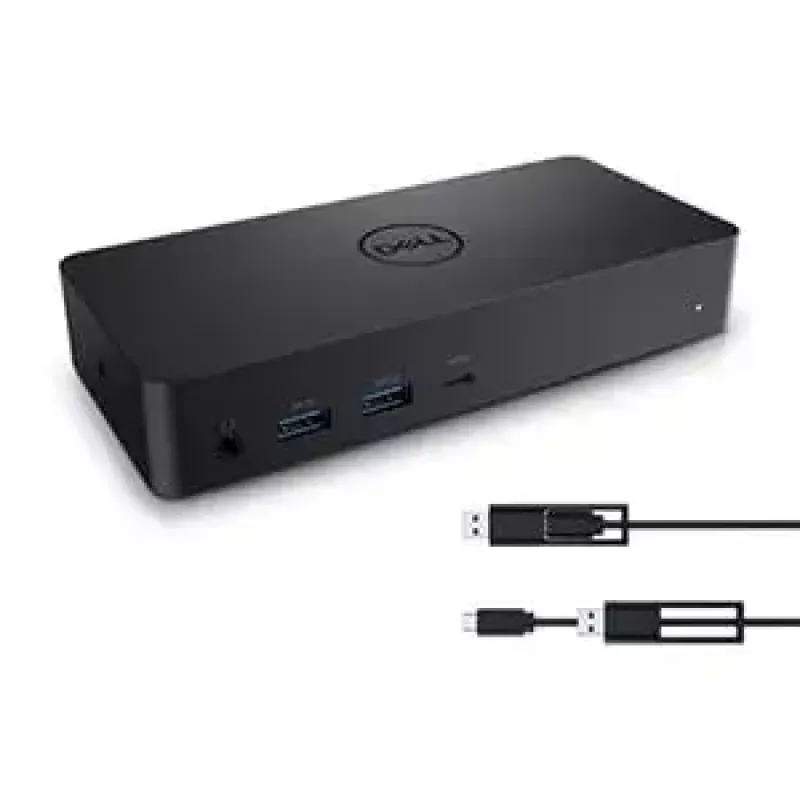 DELL D6000 belaidis USB 3.2 Gen 1 (3.1 Gen 1) Type-C dokas juodas