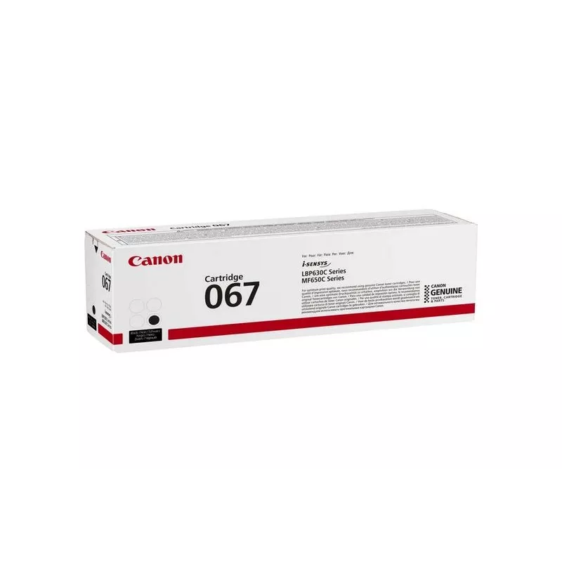 Kasetė Canon 067 original juoda – 1350 puslapių išeiga, 1 vnt.