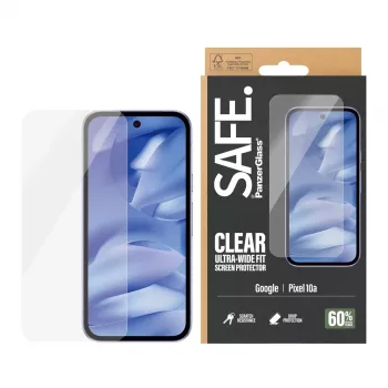 PanzerGlass SAFE.® ekrano apsauginis stiklas Google Pixel 10a 5G | Ultra-Wide Fit