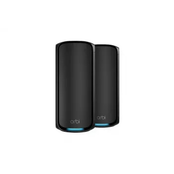 NETGEAR Orbi 970 Series dviejų vienetų rinkinys, Quad-Band WiFi 7, juodas
