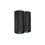 NETGEAR Orbi 970 Series dviejų vienetų rinkinys, Quad-Band WiFi 7, juodas