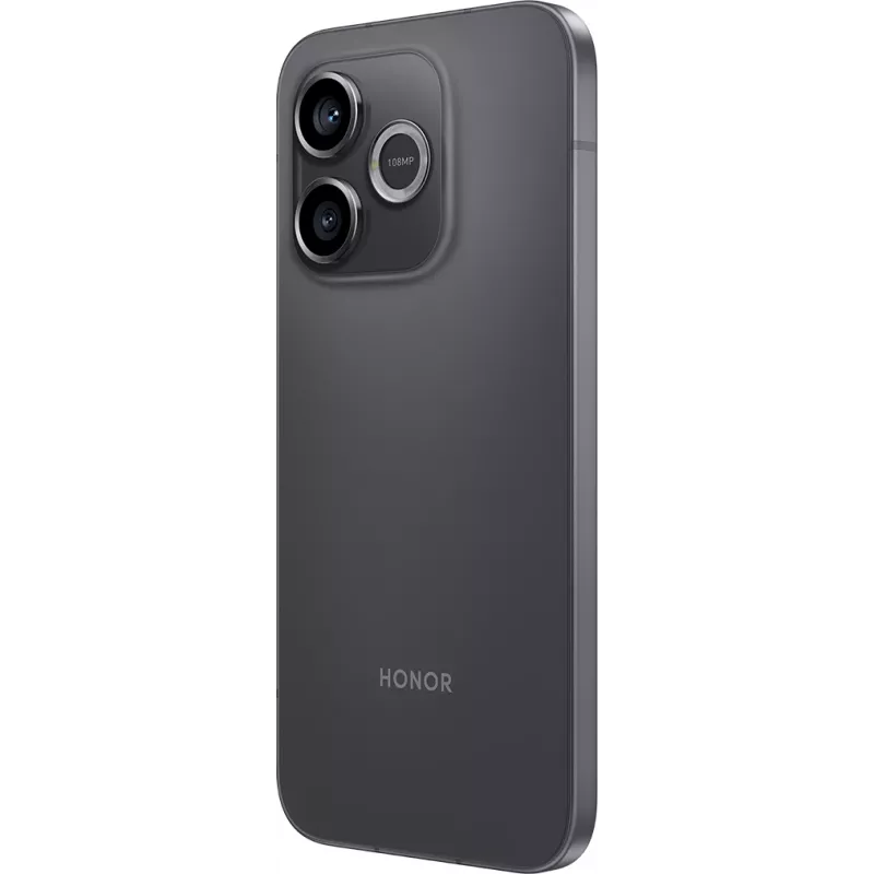 Honor 600 Lite 16.8 cm (6.6 colio) dviejų SIM kortelių Android 16.0 5G USB Type-C 8 GB 256 GB 6520 mAh Juoda