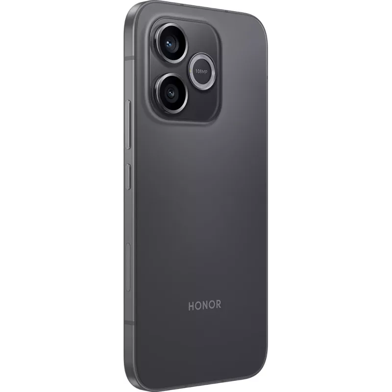 Honor 600 Lite 16.8 cm (6.6 colio) dviejų SIM kortelių Android 16.0 5G USB Type-C 8 GB 256 GB 6520 mAh Juoda