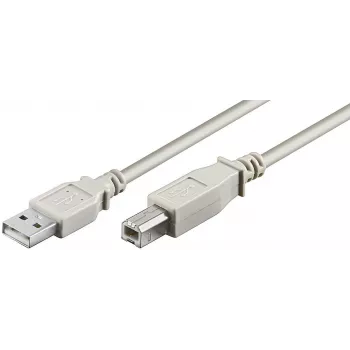 Microconnect USBAB1 USB kabelis USB 2.0 1 m USB A USB B Pilka