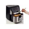 Ariete 4628 Airy Fryer Metal 7L oro gruzdintuvė, 1800 W, 7 L talpa, 2,8 kg kepimo talpa, 12 išankstinių programų, Max Crisp funkcija, temperatūra iki 200°, nelipnus krepšelis su grotelėmis, metalinis korpusas