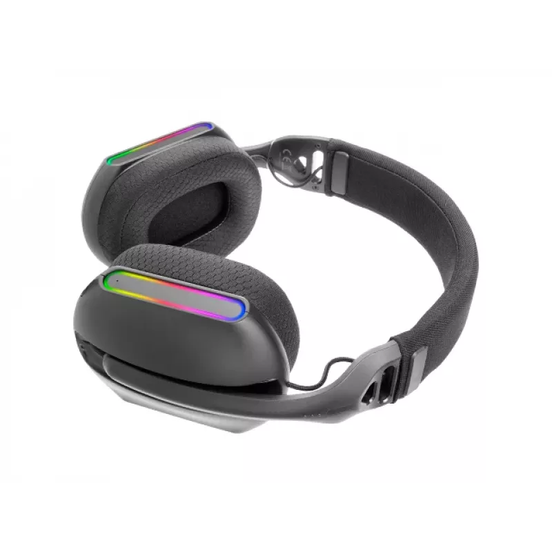 Mars Gaming MHW-PRO ausinės laidinės ir belaidės, ant galvos, USB Type-C, Bluetooth, juodos