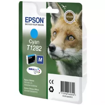 Epson Fox Singlepack Cyan T1282 DURABrite Ultra rašalas, žydra, 1 vnt.