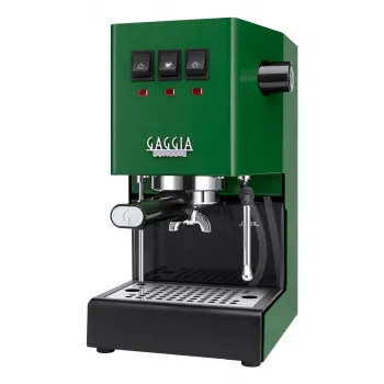 Espresso aparatas Gaggia Classic E24 — rankinis, 2,1 L vandens bakas, 1200 W, žalias, 2 puodelių talpa