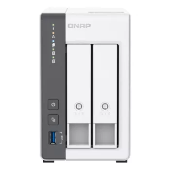 QNAP TS-216G NAS / saugojimo serveris, bokštas, Cortex-A55, 4 GB, HDD, balta