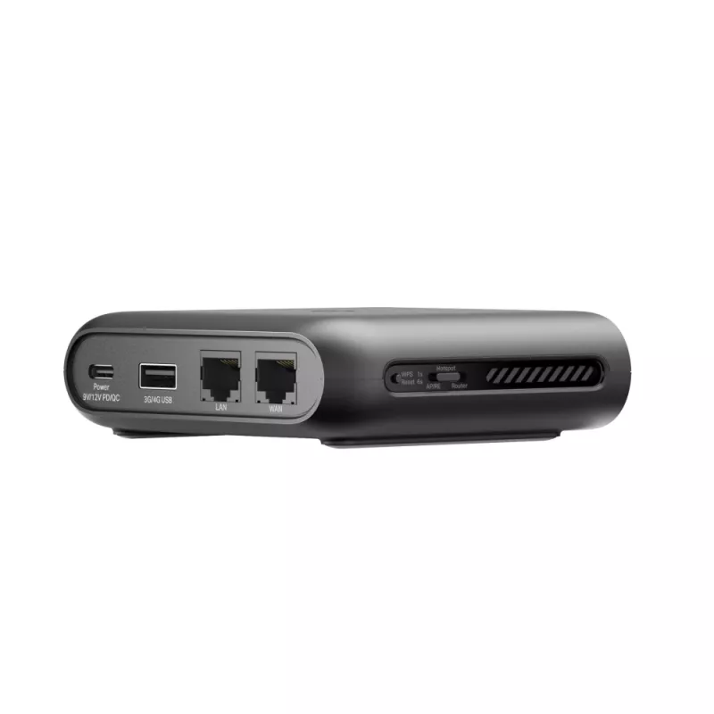 TP-Link AX1500 Wi-Fi 6 kelioninis maršrutizatorius, belaidis dviejų juostų (2,4 GHz / 5 GHz), Ethernet LAN, juodas