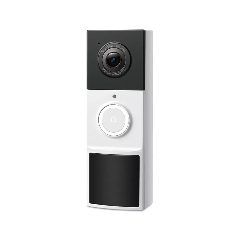 TP-Link Tapo D210 vaizdo durų skambutis su D100C garsiniu signalu, 3 MP, 2K, belaidis