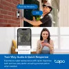 TP-Link Tapo D210 vaizdo durų skambutis su D100C garsiniu signalu, 3 MP, 2K, belaidis