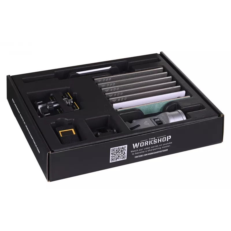 Galandiklis peiliams Work Sharp Professional Precision Adjust 09DX068 – traukiamas, reguliuojamas kampas, juodas, nailono korpusas