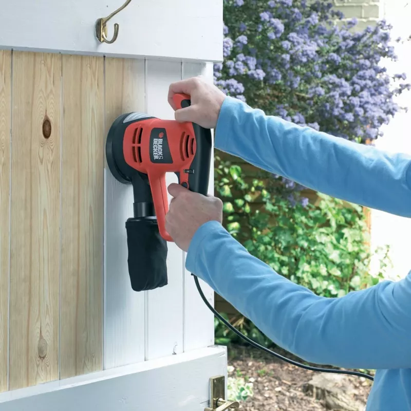 Šlifuoklis Black & Decker KA191EK, 480 W, nešiojamas