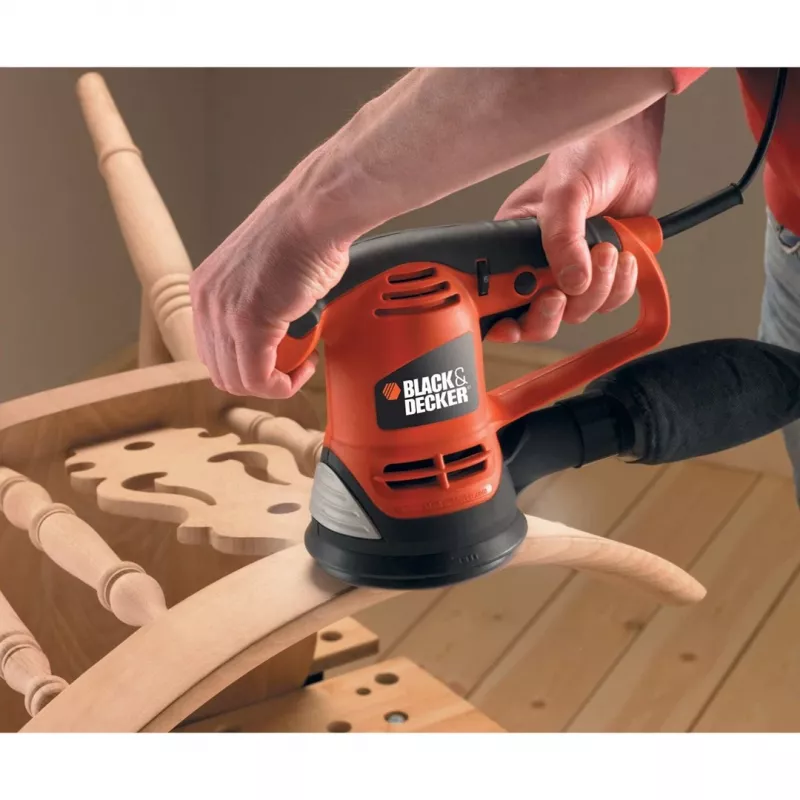 Šlifuoklis Black & Decker KA191EK, 480 W, nešiojamas