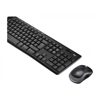 Logitech MK270 belaidis klaviatūros ir pelės rinkinys, juodas