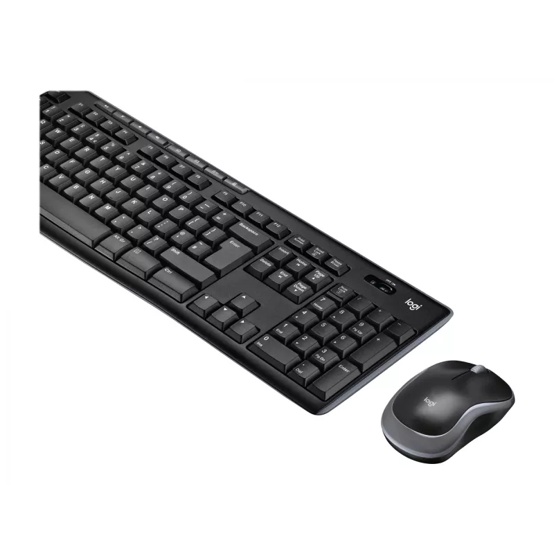 Logitech MK270 belaidis klaviatūros ir pelės rinkinys, juodas