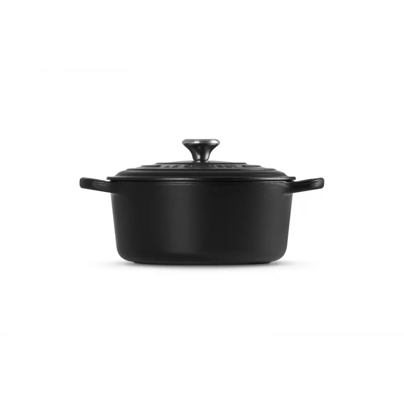 Le Creuset Signature 3.3 L apvalus juodas puodas