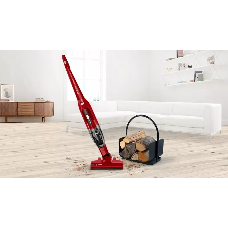 Bosch Series 2 BBHF214R 2-in-1 belaidis dulkių siurblys raudonas