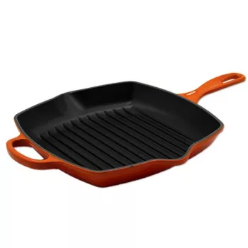 Le Creuset Signature kvadratinė grilio keptuvė 26 cm oranžinė (20183260900422)