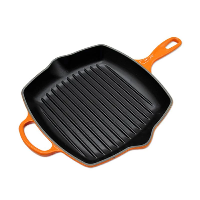 Le Creuset Signature kvadratinė grilio keptuvė 26 cm oranžinė (20183260900422)
