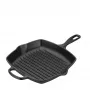 Le Creuset Signature kvadratinė grilio keptuvė 26cm satino juoda (20183260000422)