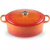 Le Creuset Signature ovali kepimo forma 33cm oranžinė (21178330902430)