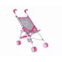Vežimėlis lėlėms milly mally Julia Prestige Pink – lengvas sulankstomas modelis 2722