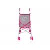 Vežimėlis lėlėms milly mally Julia Prestige Pink – lengvas sulankstomas modelis 2722