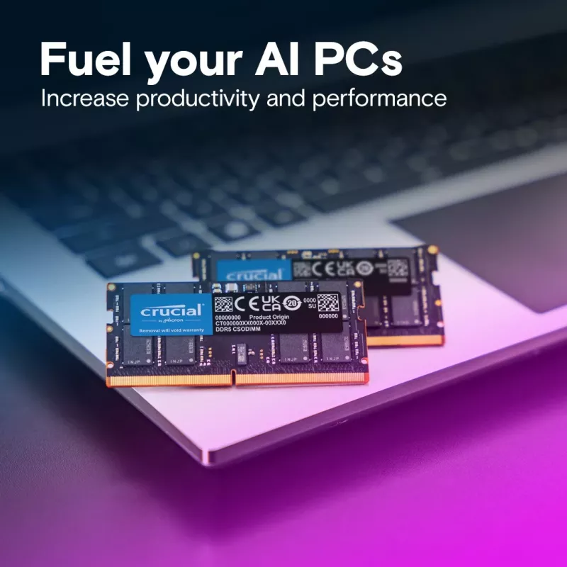 Nešiojamojo kompiuterio atmintis DDR5 CSODIMM 32GB (1×32GB)/6400 CL52