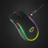Žaidimų pelė ESPERANZA EGM303 USB Type-C, optinė 2400 DPI, 7 mygtukai, RGB, dešinei rankai, juoda