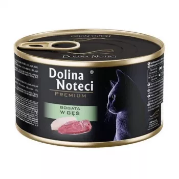 DOLINA NOTECI Premium Rich in goose - šlapias kačių ėdalas - 185g