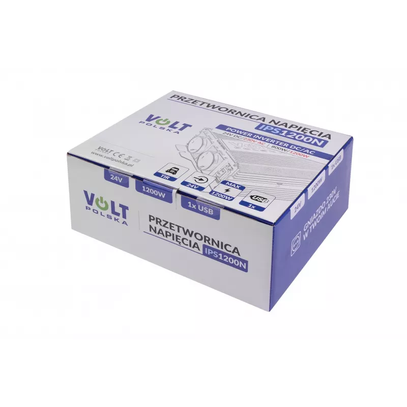 Keitiklis Volt 800/1200W 24V į 230V modelis 20039