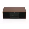 Mini bokso kolonėlė JVC RD-E761, 2x8W RMS, Bluetooth 4.2, USB, CD, FM, medinis korpusas, juoda