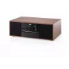 Mini bokso kolonėlė JVC RD-E761, 2x8W RMS, Bluetooth 4.2, USB, CD, FM, medinis korpusas, juoda