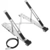 Nešiojamas stovas su integruotu dokstotės stoteliu + nešiojamojo kompiuterio laikiklis USB-C 3.2 Gen 1 Thunderbolt 3