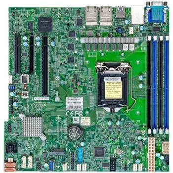 Pagrindinė plokštė Supermicro X12STH-LN4F, micro ATX, LGA1200, C256, USB 3.2 Gen 1, 4 x Gigabit LAN, integruota grafika