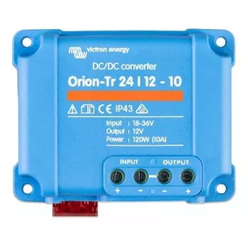 DC-DC keitiklis Victron Energy Orion-Tr 24/12-10 120W neizoliuotas, 24V į 12V, 10A