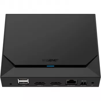 Vaizdo registratorius HANWHA WISENET SPD-152, 64 kanalai, 4K, juodas