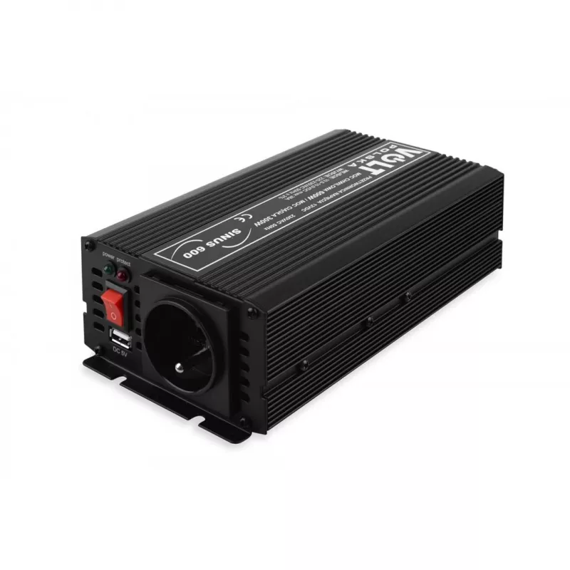Keitiklis Volt SINUS-600 12V į 230V 300W nuolatinė / 600W pikinė