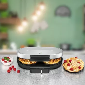 Vafelinė Rommelsbacher WA 1250 2 vafliai 1250 W sidabrinė