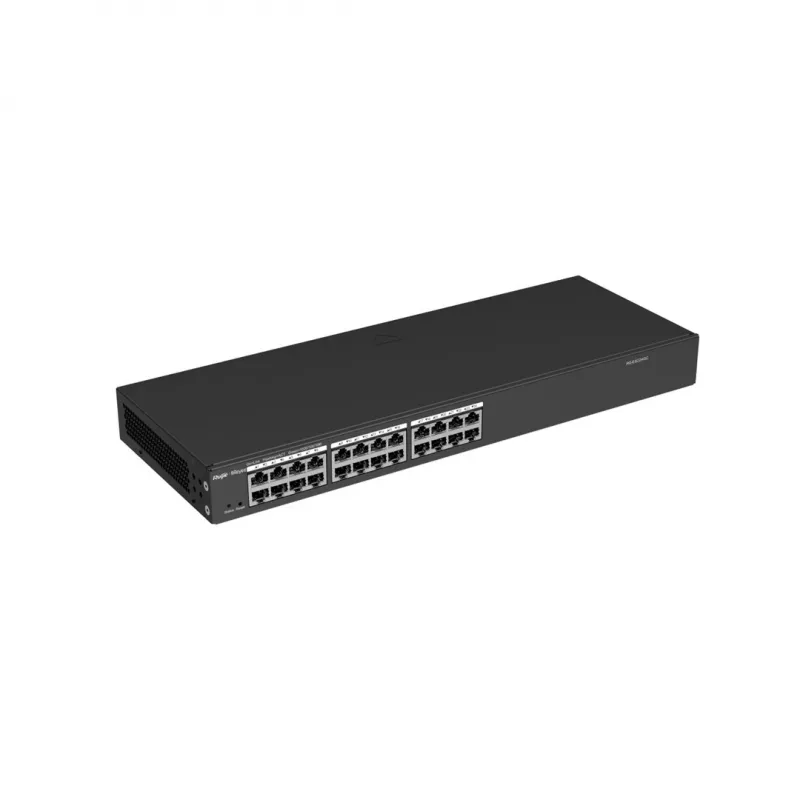 Tinklo jungiklis TP-LINK RG-ES224GC-V2 – 24 prievadai, 24×GE, stalinis/statybinis, Easy Smart